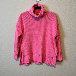 Aerie pink turtleneck sweater